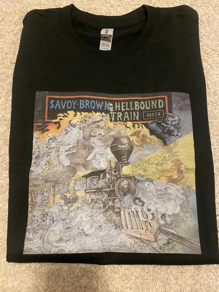 "Hellbound Train" Classic Tee Shirt Black Short Sleeve